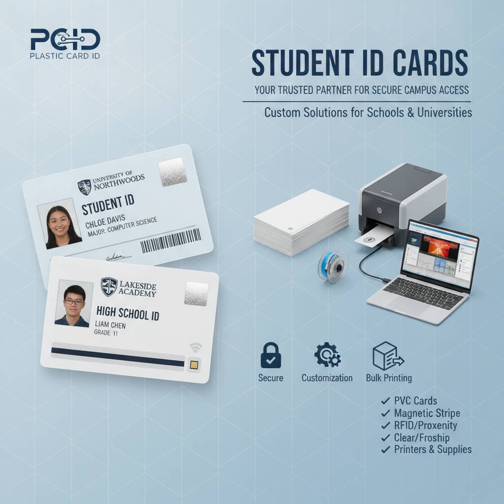 Types of Student ID Cards We Print