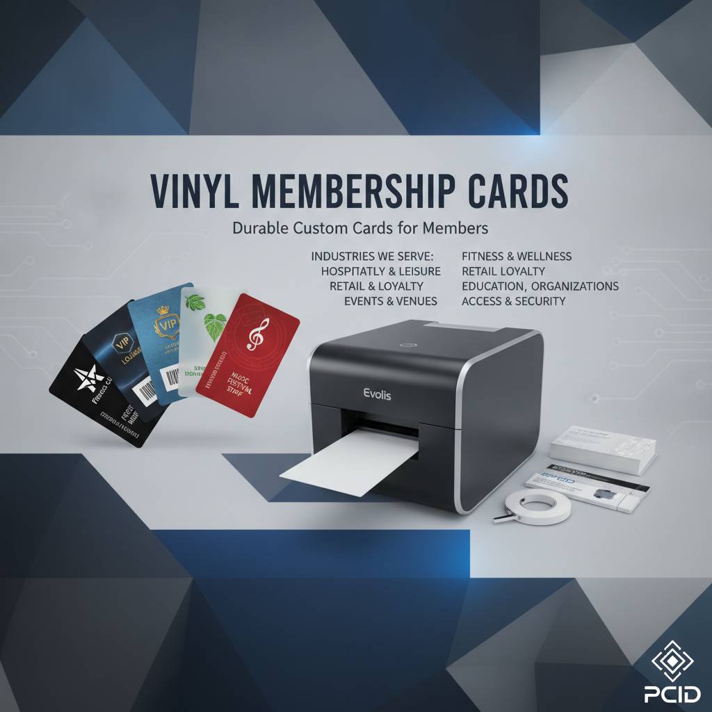 Industries We Serve with Vinyl Membership Cards