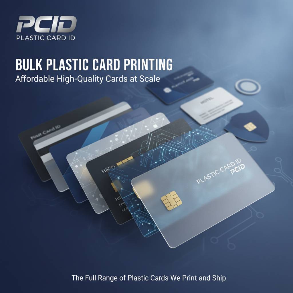 The Full Range of Plastic Cards We Print and Ship