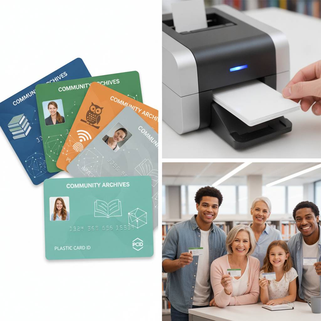 Building Community Connections Through Plastic Library Cards
